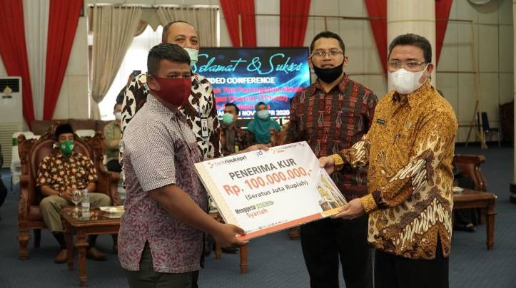 Gubernur Riau Kukuhkan 11 TPKAD Kabupaten/Kota di Provinsi Riau Melalui Video Conference