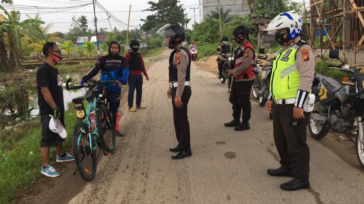 Ciptakan Keamanan Warga, Satgas Anti Begal Sepeda Polres Inhil Kembali Laksanakan Patroli 