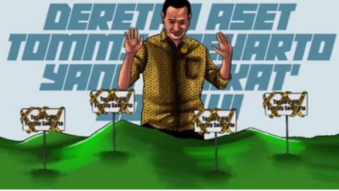 Tidak Bisa Berkutik Lagi, Ini Daftar Aset Tommy Soeharto Yang Kena "Sikat" Jokowi