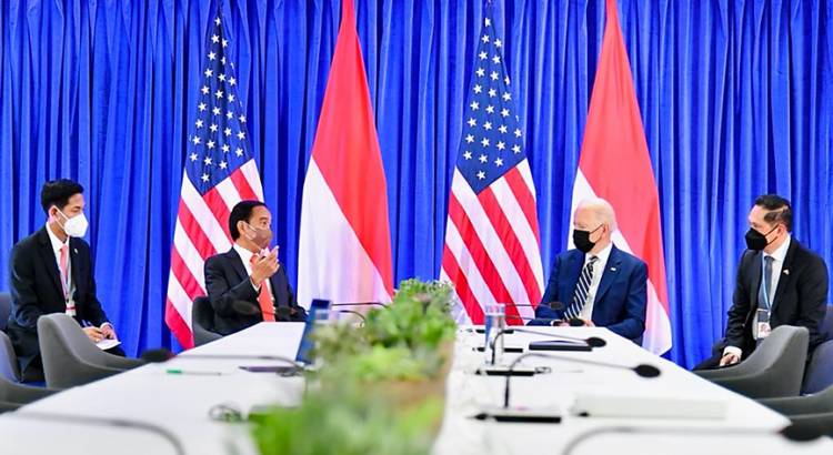 Presiden Jokowi Bertemu dengan Presiden AS di Skotlandia, Sejumlah Hal Penting Dibahas