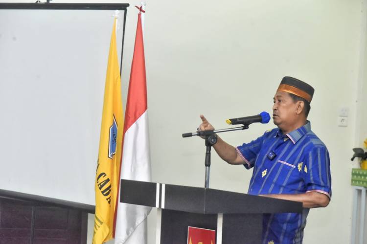 Wabup Inhil H. Syamsuddin Uti Hadiri Pelantikan IKAMI Sul-Sel Cab. Inhil Periode 2021-2022