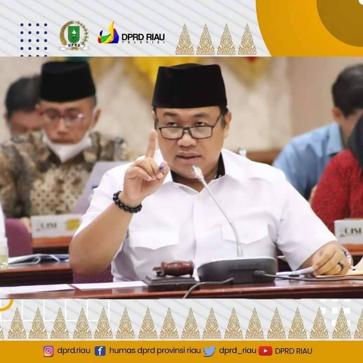 Bahas Rancangan KUA PPAS 2022, Ketua DPRD Riau dan Banggar Gelar Rapat Kerja dengan TAPD Pemprov