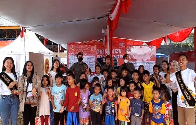 BIN Jawa Barat Adakan Kegiatan Trauma Healing kepada Anak-anak Terdampak Gempa Cianjur 