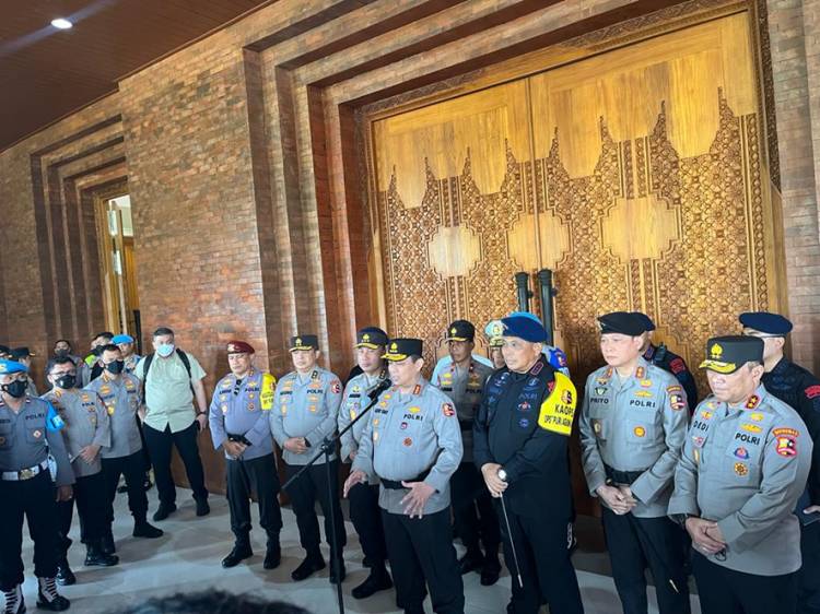9.700 Orang  Personel Polri Disiagakan Dalam Pengamanan KTT G20 di Bali