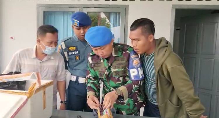 TNI AL Temukan dan Amankan Barang Tak Bertuan Diduga Jenis Sabu-sabu