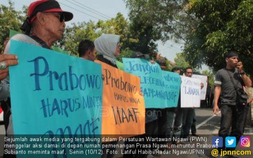 Jurnalis Ancam Boikot Kegiatan Prabowo Subianto