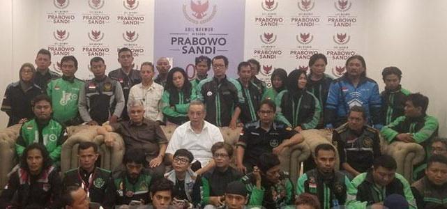 Ini Alasan Mengapa Ribuan Ojol Pilih Prabowo-Sandi: Kecewa Jokowi!