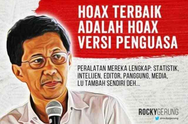 Soal Acara Jokowi Sepi, Rocky Gerung: Tikus Mulai Meninggalkan Kapal!