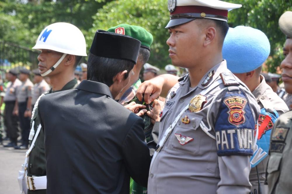 Polres Banjar Laksanakan Apel Gelar Pasukan Operasi Lilin Lodaya 2019