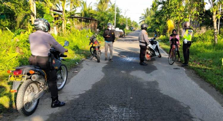 Kembali Polres Inhil Gelar Pengamanan untuk Antisipasi Begal Sepeda