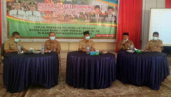 Diskomimfo Kabupaten  Kuansing Adakan Cofee Morning Bersama Insan Pers