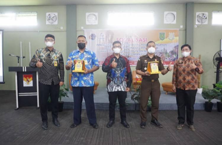 Kantor ATR/BPN Kabupaten Inhil Sosialisasi Pencegahan Kasus Pertanahan