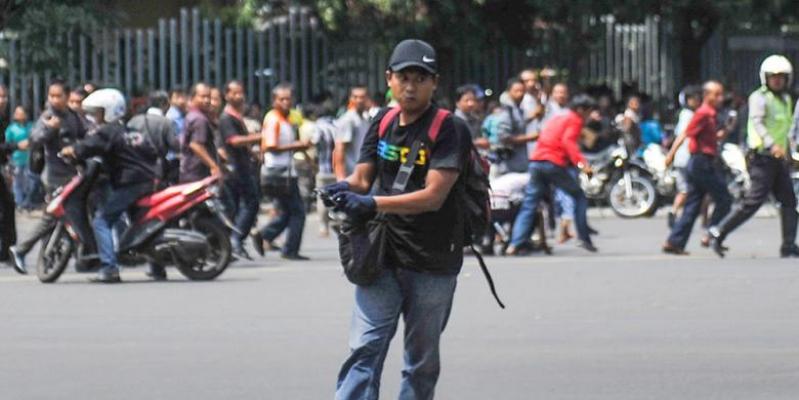 Ini Foto Penampakan Pelaku Teror Bom Jakarta