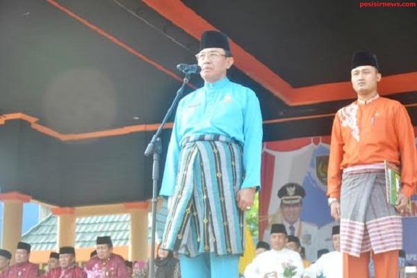 HM Wardan Pimpin Upacara Hardiknas di Inhil