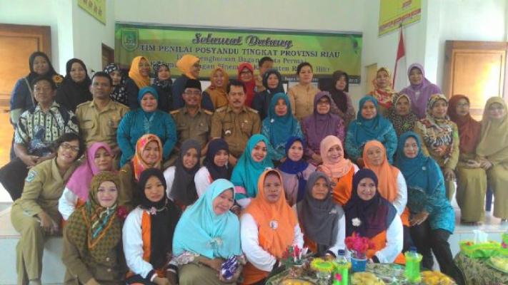 Posyandu Mekar Sari BSP Wakili Rohil ke Tingkat Provinsi Riau