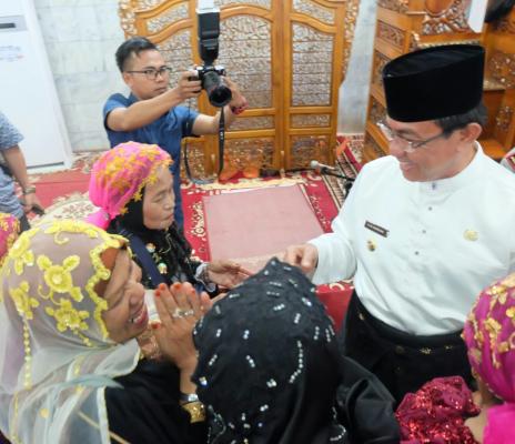 Bupati HM Wardan Sambut Kedatangan Jamaah Haji Asal Inhil 