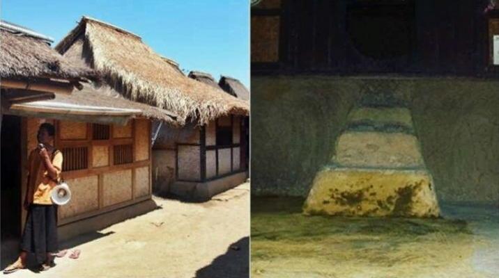 Kotoran Sapi, suku Sasak dengan cara memoles Rumah Dipercaya Bikin Hunian Bersih dan Bebas Nyamuk