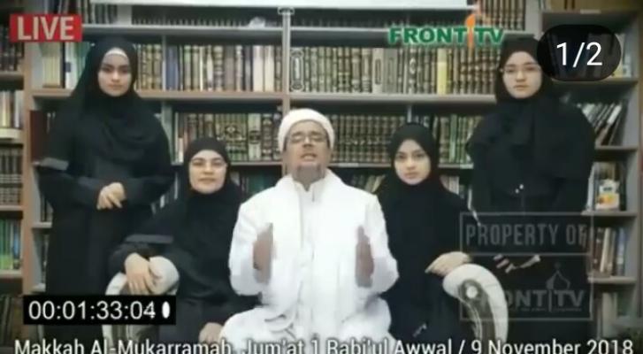 Habib Rizieq Shihab:Ada Upaya Balas Dendam dalam kasusnya terkait Pilkada DKI Jakarta.