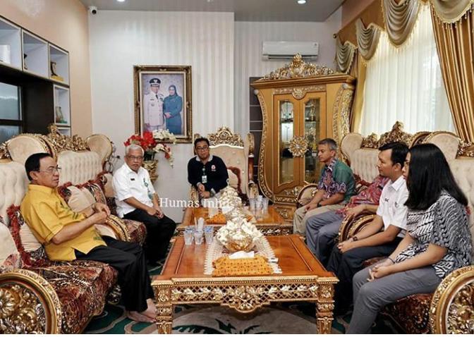 Bupati HM.Wardan "Lanjutkan Pembangunan RSUD Puri Husada"Pemkab Inhil didampingi LKPP