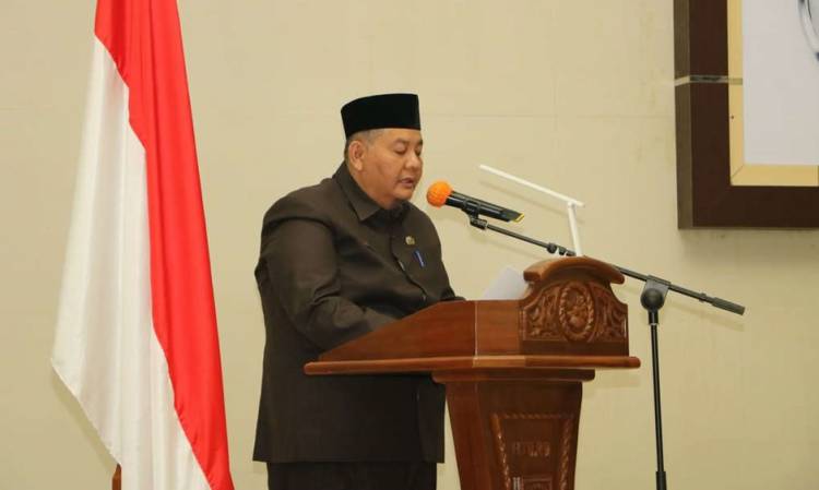 Wakil Ketua I DPRD Inhil Pimpin Rapat Paripurna ke-7