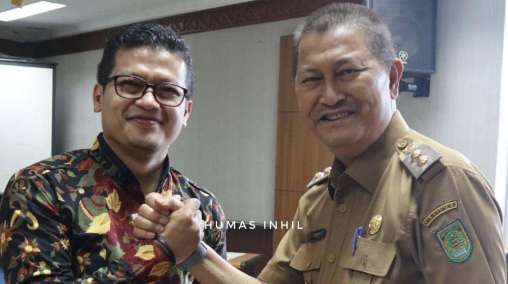 Wakil Bupati Indragiri Hilir H Syamsuddin Uti Kukuhkan Forum Komunikasi Wartawan Inhil
